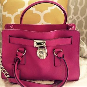SOLD Michael Kors Hamilton Satchel shoulder bag